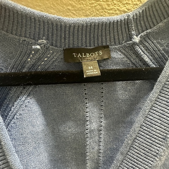 Talbots Multicolor Striped Cardigan Sweater - Picture 3 of 3